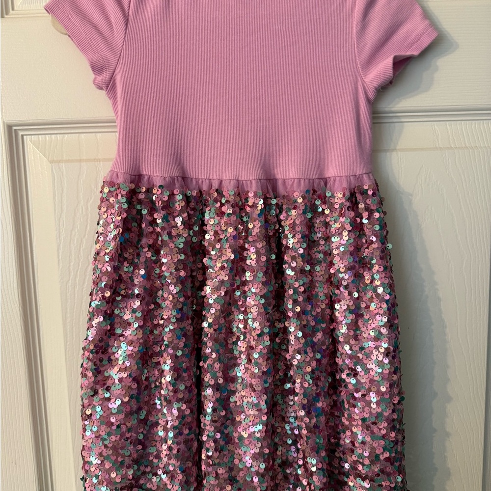 H&M Light Pink Sequin Dress for Kids - Picture 3 of 4